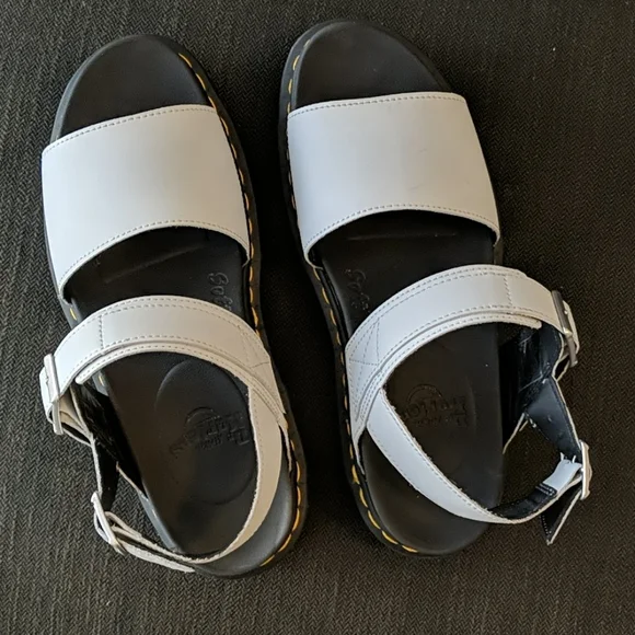 Dr.Martens Voss Grey leather sandal - Picture 2 of 5